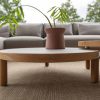 4 Seasons Outdoor Finn teak loungetafels met keramisch blad - detail