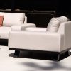 Flow Easey bank graumel chalk met loungestoel detail