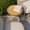 4 Seasons Outdoor Sardinia bistro set latte met Volta tafel - detail