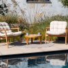 4 Seasons Outdoor Samos bistro set met Finn tafel