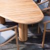 4 Seasons Outdoor Tess dining set teak met Corsica tafel - detail