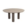 4 Seasons Outdoor Arizona tafel met rond keramisch blad zandkleur Ø 160 cm