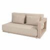 4 Seasons Outdoor Metropolitan 2,5 zits loungebank latte met armleuning links