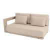 4 Seasons Outdoor Metropolitan 2,5 zits loungebank latte met armleuning rechts