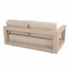 4 Seasons Outdoor Metropolitan 2,5 zits loungebank latte met armleuning rechts