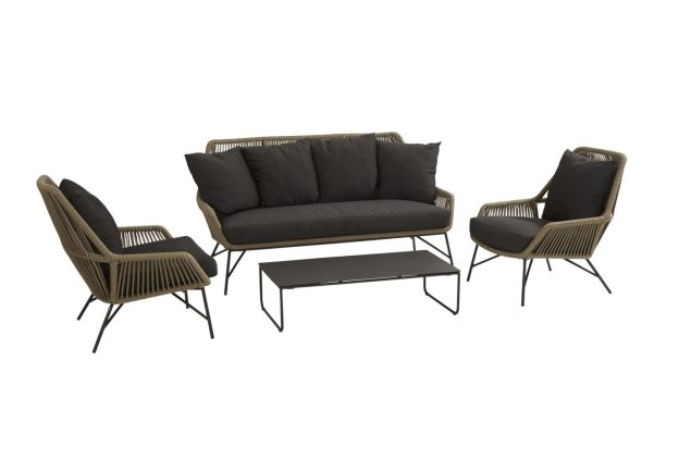 4 Seasons Outdoor Ramblas loungeset met Dali tafel  *** ACTIE ***