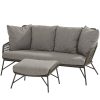 4 Seasons Outdoor Babilonia 2,5-zits loungebank met 1 voetenbank