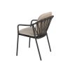 Taste by 4 Seasons stapelbare Manitoba dining chair antraciet