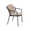 Taste by 4 Seasons stapelbare Manitoba dining chair antraciet