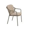 Taste by 4 Seasons stapelbare Manitoba dining chair olijfgroen