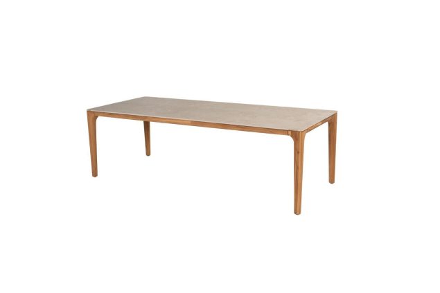 Taste by 4 Seasons Liam tuintafel teak met keramisch blad 240 x 100 cm