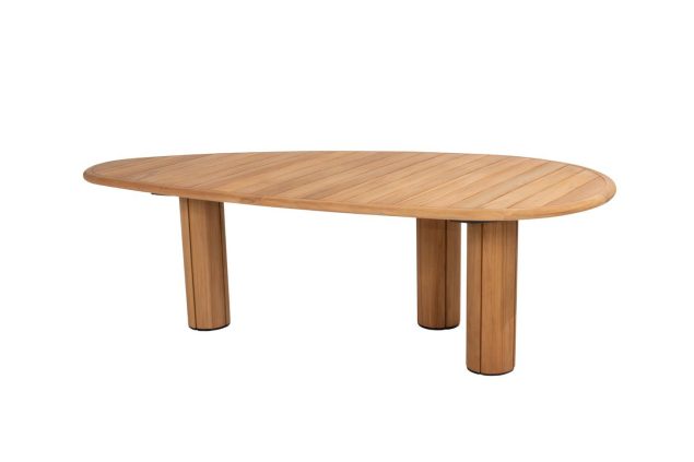 Taste by 4 Seasons Corsica teakhouten tuintafel met kiezelvormig blad 240 x 130 cm