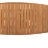 Taste by 4 Seasons Capri teak tuintafel 'barrel' 280 x 110 cm - top view