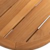 Taste by 4 Seasons Capri teak LOW tuintafel 'barrel' - detail