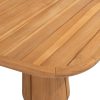 Taste by 4 Seasons Capri teak LOW tuintafel 'barrel' - detail