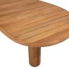 Taste by 4 Seasons Corsica teakhouten tuintafel met kiezelvormig blad 240 x 130 cm - detail