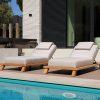 Flow Lumosa daybed teak Graumel chalk - set van 2