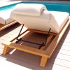 Flow Lumosa daybed teak Graumel chalk detail