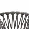 Taste by 4 Seasons stapelbare Manitoba dining chair antraciet - detail