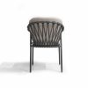 Taste by 4 Seasons stapelbare Manitoba dining chair antraciet - detail