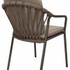 Taste by 4 Seasons stapelbare Manitoba dining chair olijfgroen - detail