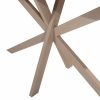 Taste by 4 Seasons Prado bar tafel latte met teak blad 200 x 70 cm - detail