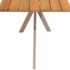 Taste by 4 Seasons Prado bar tafel latte met teak blad 200 x 70 cm - detail