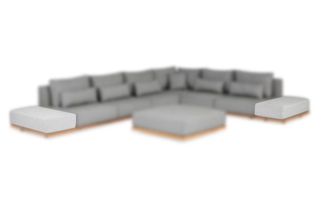 Suns tafelkussen soft grey voor Kota en Aspen loungetafel 110 x 55 cm