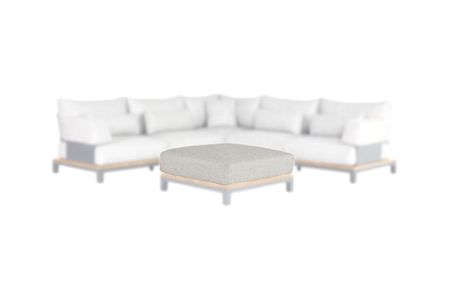 Suns tafelkussen soft grey voor Evora loungetafel 95 x 95 cm