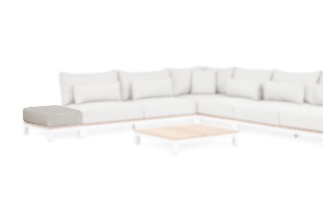 Suns tafelkussen soft grey voor Evora loungetafel 47,5 x 95 cm