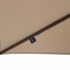 4 Seasons Outdoor Azzurro parasol met Beach doek Ø 300 cm en Wenge frame - detail