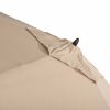 4 Seasons Outdoor Azzurro parasol met Beach doek Ø 300 cm en Wenge frame - detail