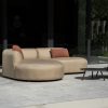 Flow Luna chaise sofa heather chalk