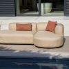 Flow Plush loungebank Heather chalk