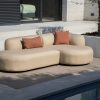 Flow Plush loungebank Heather chalk