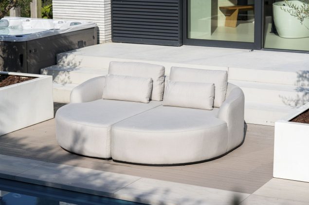 Flow Yavi daybed Island Graumel chalk