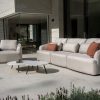 Flow Yavi Sofaset graumel chalk met Vaya tafels