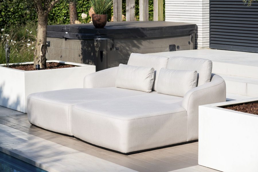 Flow Yavi daybed XL Graumel chalk