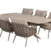 Taste by 4 Seasons Puglia low tuinset latte met Nevada tafel met keramisch blad 250 cm
