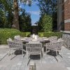 Taste by 4 Seasons Catalana dining set met Donato tafel Cloud Ø 160 cm