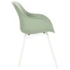 Hartman Le Soleil Element dining chair Sage green met wit frame