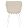 Hartman Le Soleil Element dining chair Soft taupe met wit frame