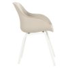 Hartman Le Soleil Element dining chair Soft taupe met wit frame