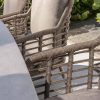 Puglia dining set with Manolo table latte detail