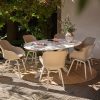 Hartman Le Soleil Element dining set Soft taupe met wit frame