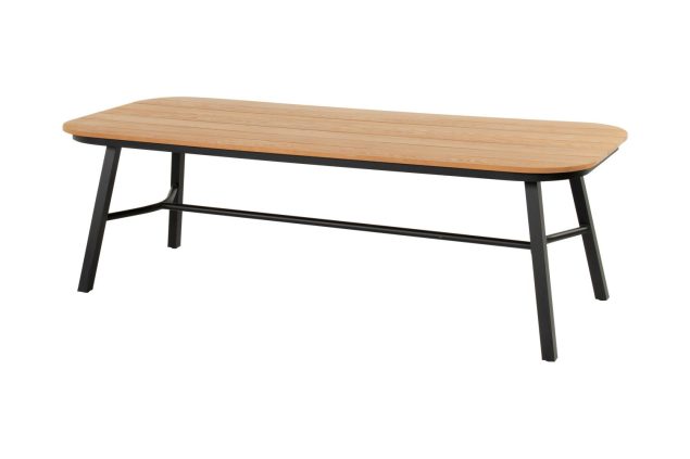 Hartman Tubb dining tuintafel met teak blad 240 x 100 cm