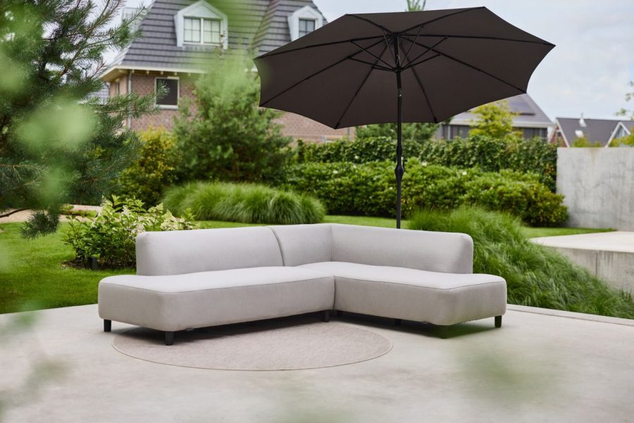 Hartman Monaco Sunbrella hoek loungebank met verwarming