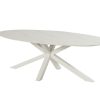 Hartman Xander tuintafel wit met ovaal keramisch blad 220 x 120 cm (2)