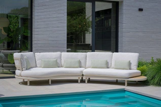 Tailor - Velvet Bloom loungesofa Bouclé chaise rechts