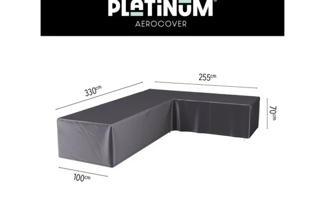 Platinum Aerocover 7947 Loungesethoes hoekset L-vorm rechts 330x255x100x70